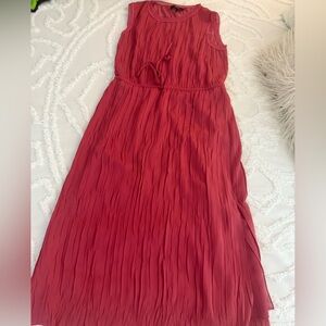 Theory Rose Pleated Dress